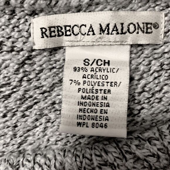 Rebecca Malone Lavender Fleck Cable Knit Sweater Small Acrylic Blend CozyCore - Picture 9 of 10